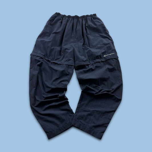 VINTAGE Y2K CHAMPION BAGGY TRACKSUIT BOTTOMS NAVY