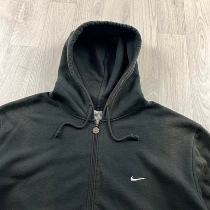 VINTAGE Y2K NIKE ZIP HOODIE BLACK