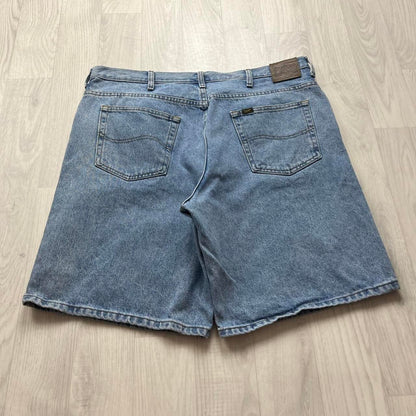 VINTAGE Y2K LEE BAGGY JORTS BLUE