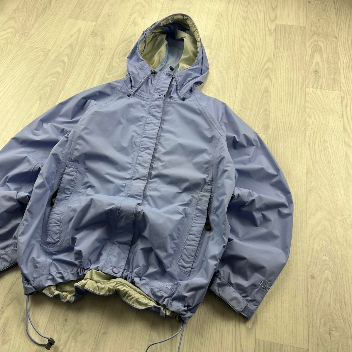 VINTAGE Y2K L L BEAN TECHNICAL GORE TEX LIGHTWEIGHT JACKET LILAC