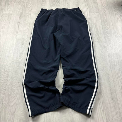 VINTAGE Y2K ADIDAS BAGGY TRACKSUIT BOTTOMS NAVY