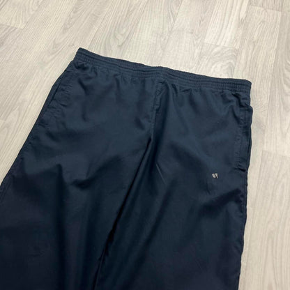 VINTAGE Y2K ADIDAS TECHNICAL BAGGY TRACKSUIT BOTTOMS NAVY