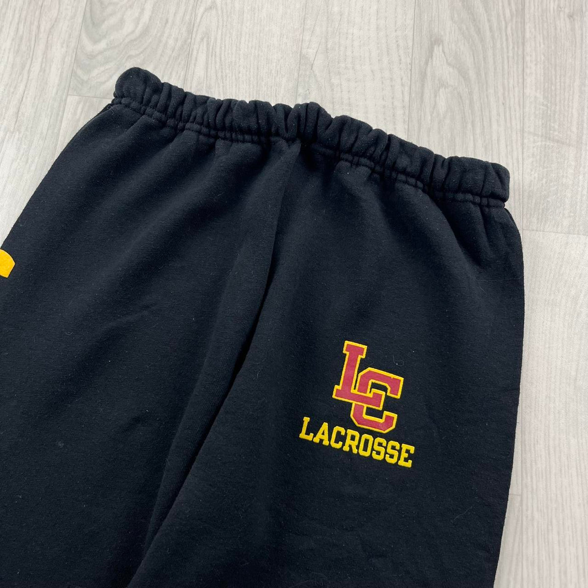 VINTAGE Y2K RUSSELL ATHLETIC BAGGY COTTON SWEATPANTS BLACK