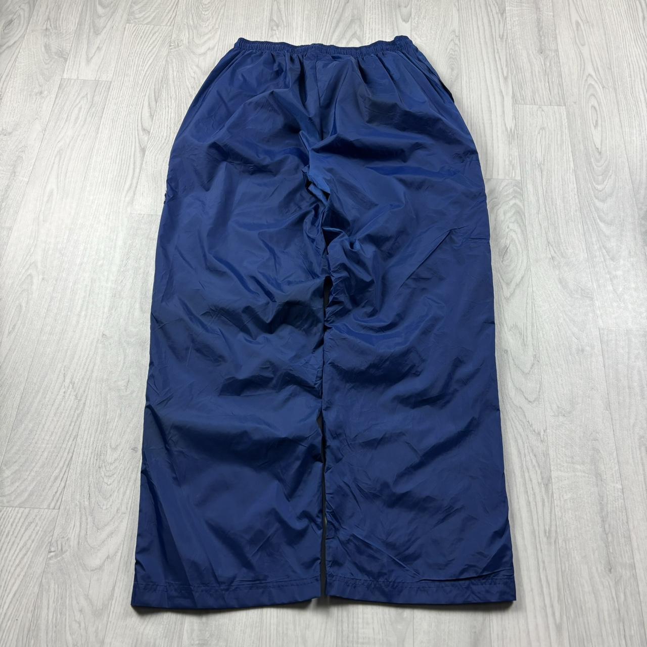 VINTAGE Y2K REEBOK BAGGY TRACKSUIT BOTTOMS BLUE