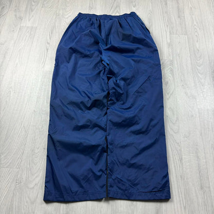 VINTAGE Y2K REEBOK BAGGY TRACKSUIT BOTTOMS BLUE