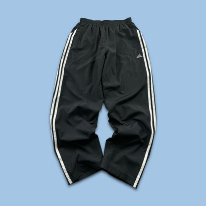 VINTAGE Y2K ADIDAS BAGGY TRACKSUIT BOTTOMS BLACK