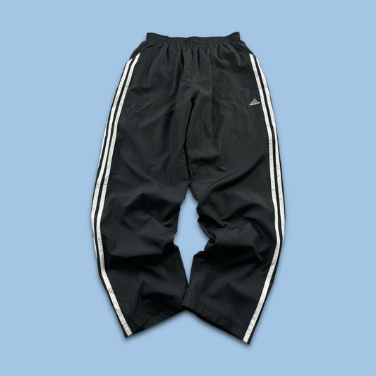 VINTAGE Y2K ADIDAS BAGGY TRACKSUIT BOTTOMS BLACK