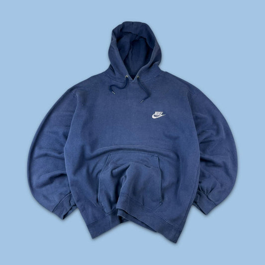 VINTAGE 90s NIKE HOODIE NAVY