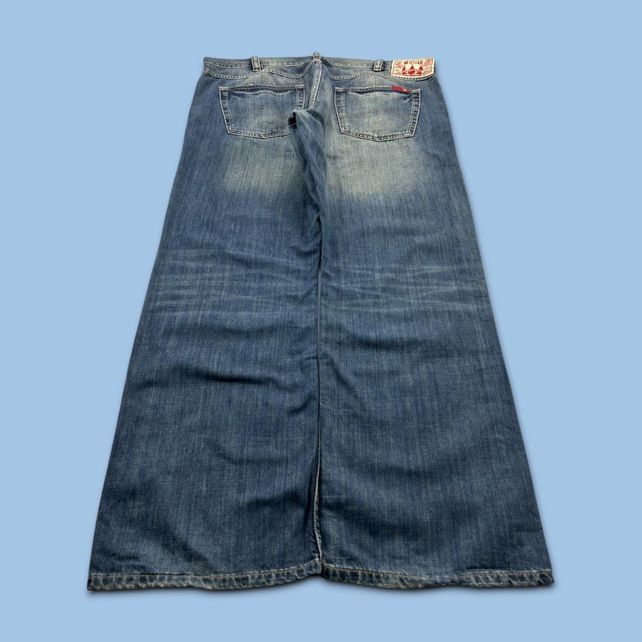 VINTAGE Y2K MUSTANG BAGGY JEANS BLUE