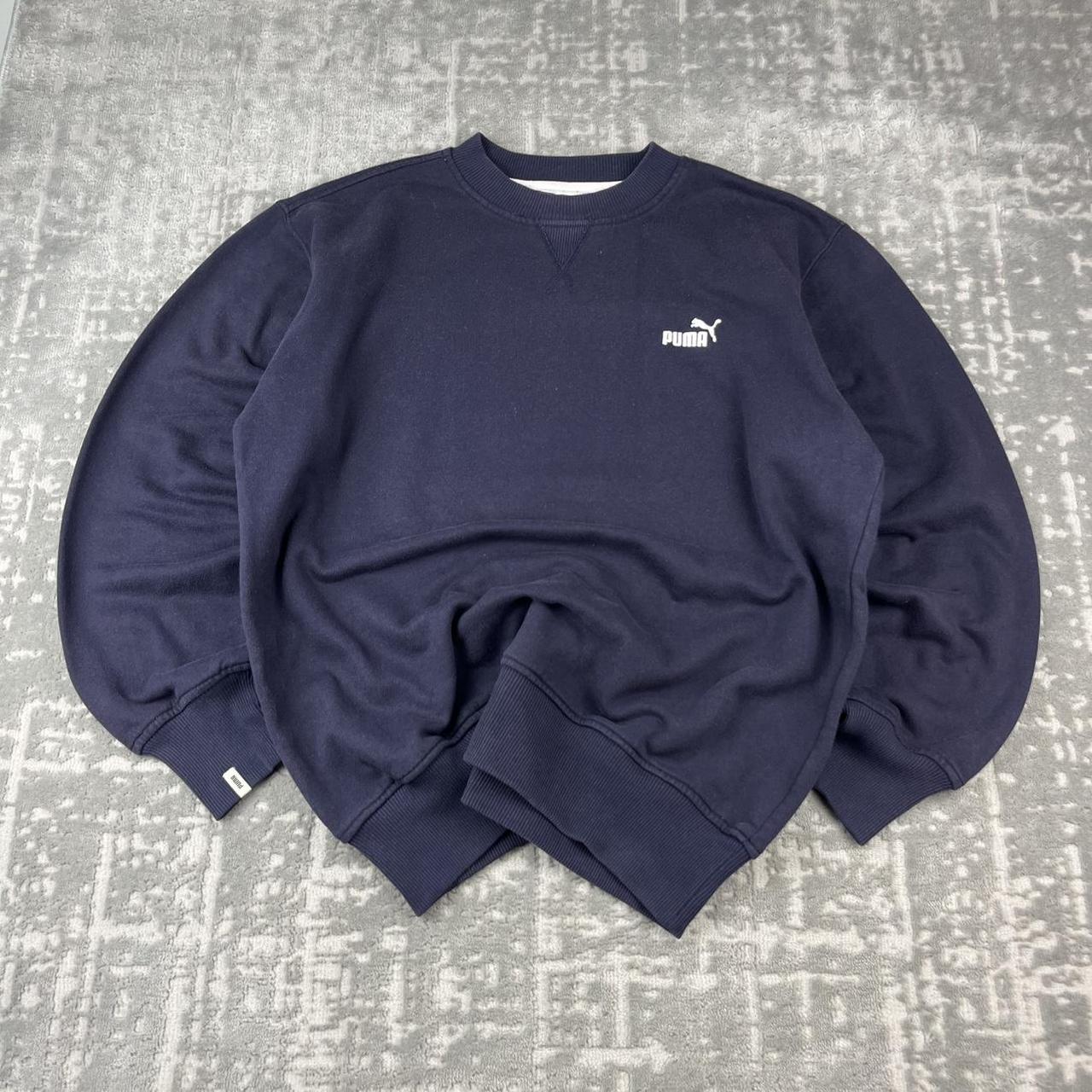 VINTAGE Y2K PUMA BOXY SWEATSHIRT NAVY