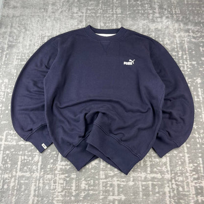 VINTAGE Y2K PUMA BOXY SWEATSHIRT NAVY