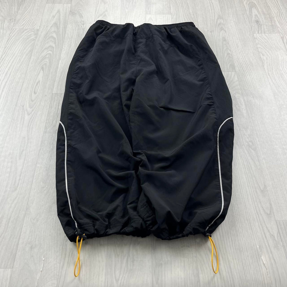 VINTAGE Y2K REEBOK BAGGY TECHNICAL CAPRIS BOTTOMS BLACK