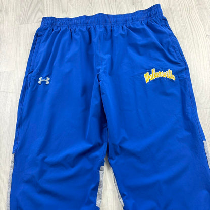 UNDER ARMOUR BAGGY TRACKSUIT BOTTOMS BLUE