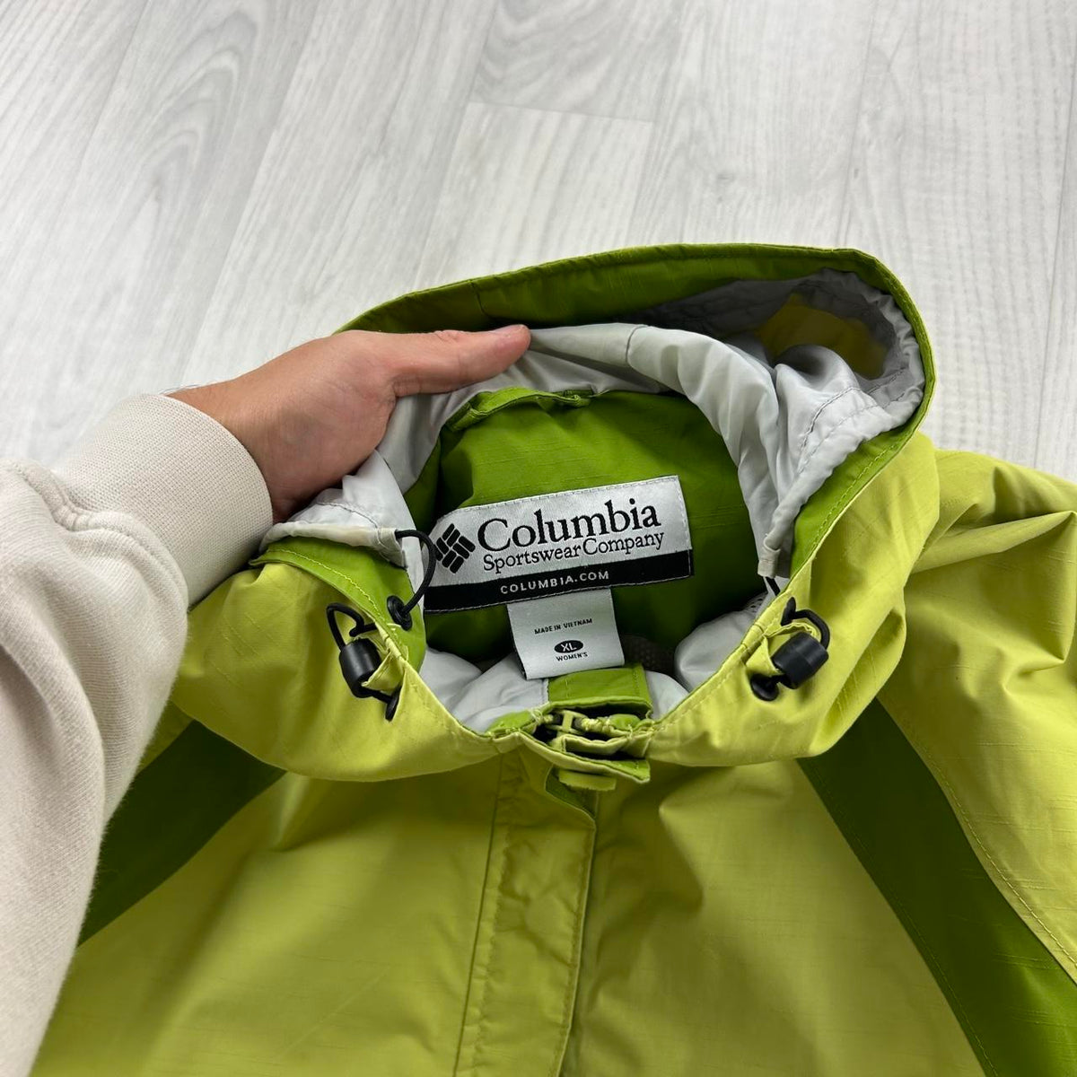 VINTAGE Y2K COLUMBIA TECHNICAL UTILITY JACKET GREEN