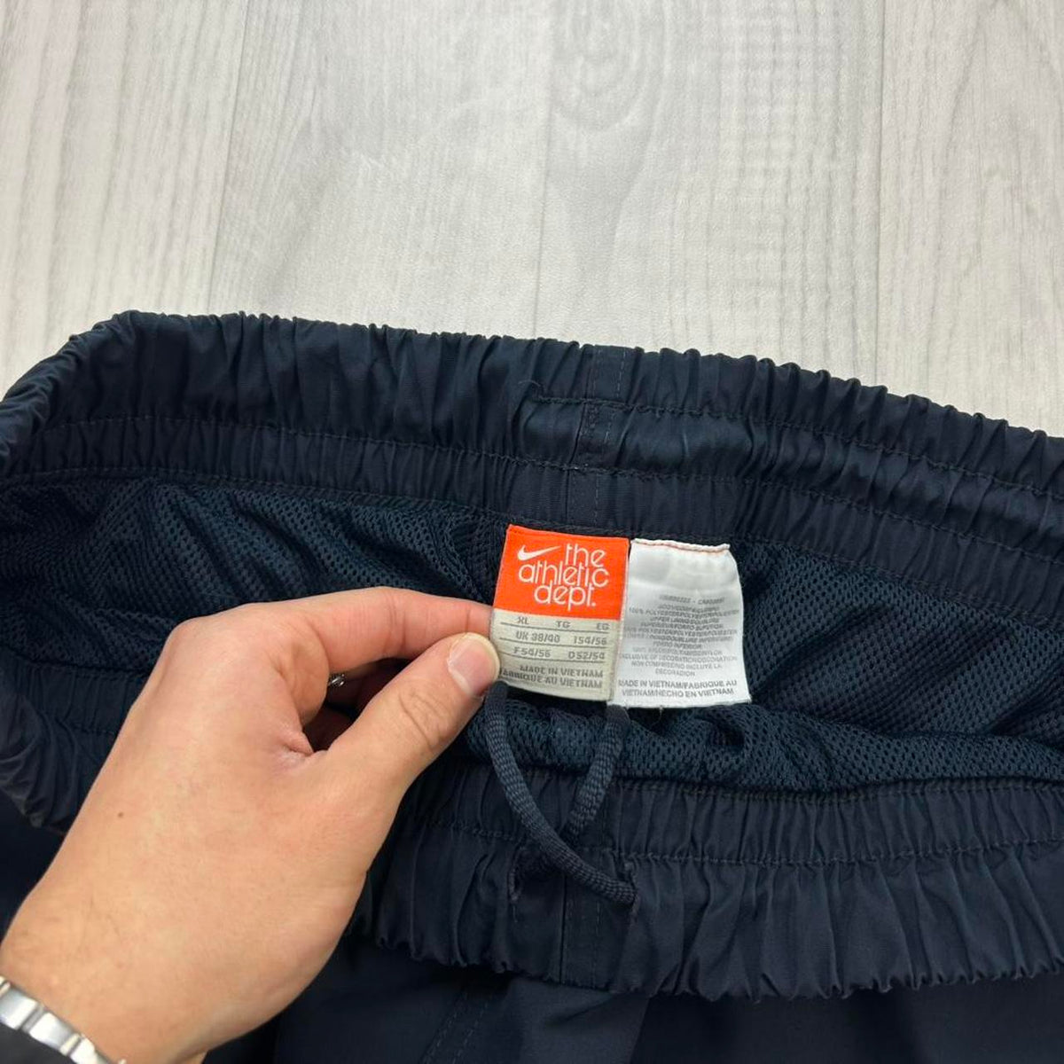 VINTAGE Y2K NIKE BAGGY TRACKSUIT BOTTOMS NAVY
