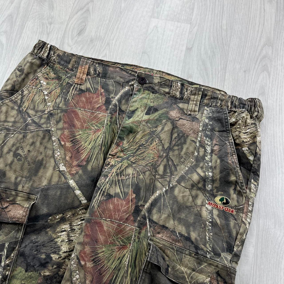 VINTAGE REALTREE MOSSY OAK BAGGY CAMO CARGO PANTS