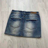VINTAGE Y2K ONLY DENIM MINI SKIRT BLUE