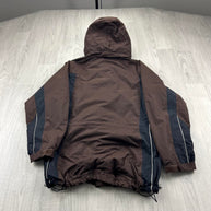 VINTAGE Y2K COLUMBIA TECHNICAL UTILITY SKI JACKET BROWN