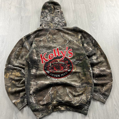VINTAGE RUSSELL ATHLETIC REALTREE HOODIE CAMO
