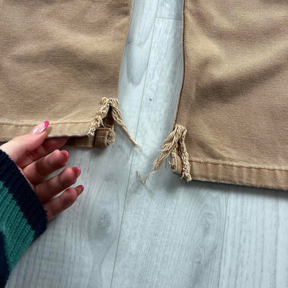 VINTAGE KEY BAGGY STRAIGHT LEG CARPENTER JEANS TAN