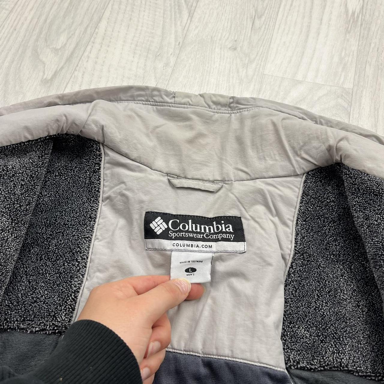 VINTAGE 00s COLUMBIA TECHNICAL UTILITY SKI JACKET GREY RED