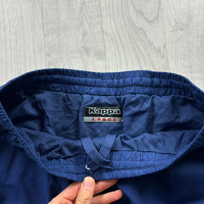 VINTAGE Y2K KAPPA BAGGY TRACKSUIT BOTTOMS BLUE