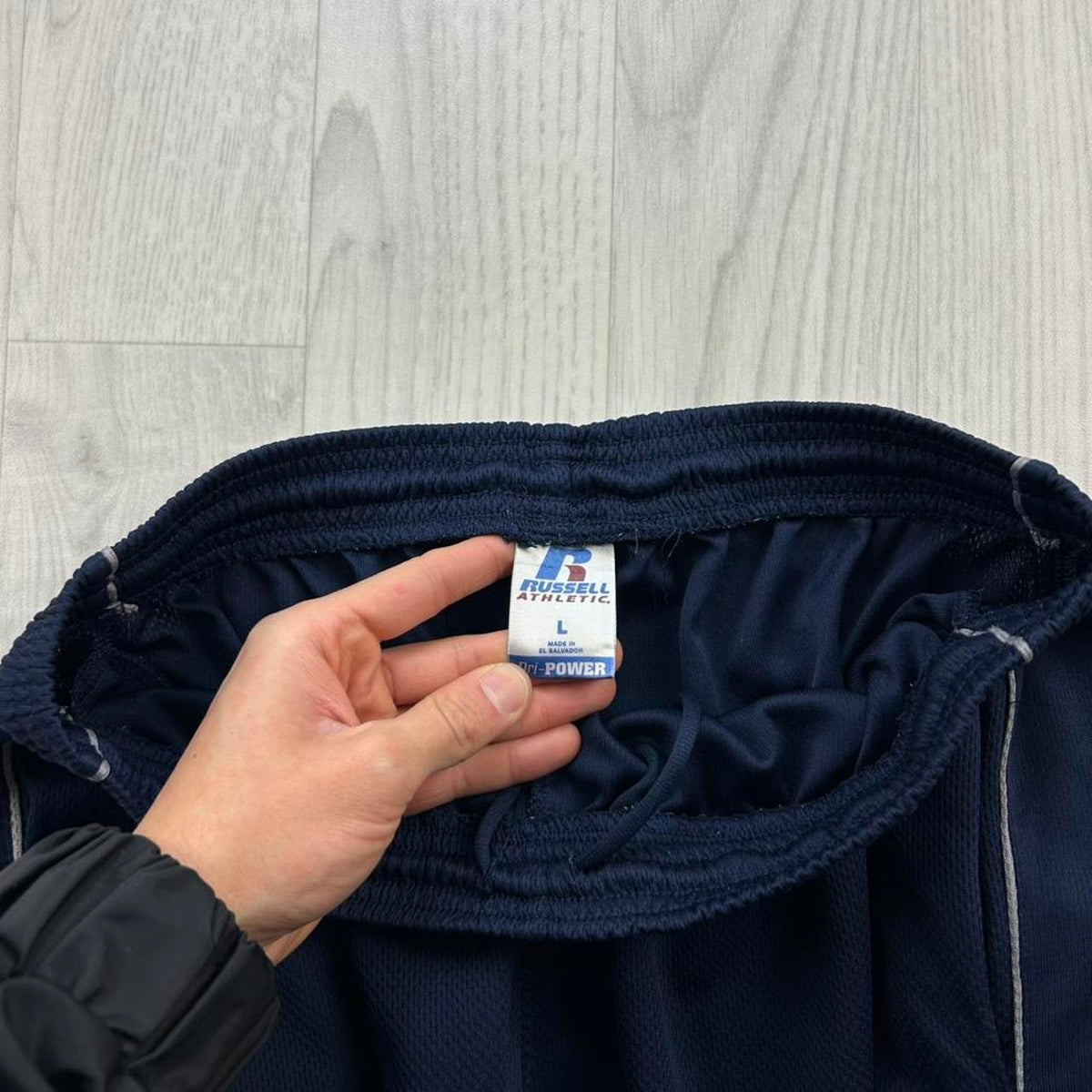 VINTAGE Y2K RUSSELL ATHLETIC LOOSE TRACKSUIT BOTTOMS NAVY