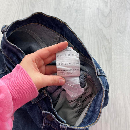 VINTAGE Y2K LEVIS MID RISE BOOTCUT JEANS NAVY BLUE