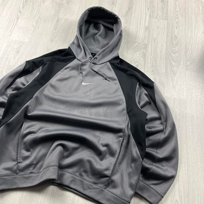 VINTAGE Y2K NIKE HOODIE GREY BLACK