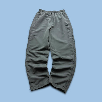 VINTAGE Y2K SLAZENGER BAGGY TRACKSUIT BOTTOMS GREY