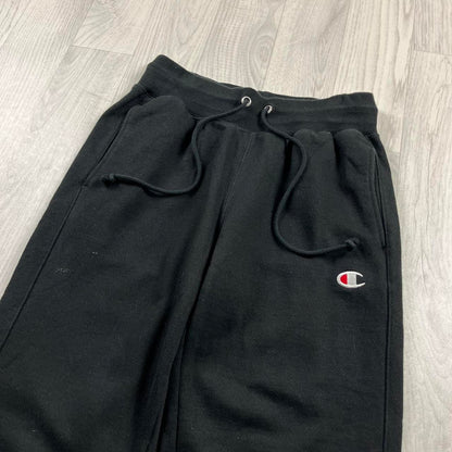 VINTAGE 00s CHAMPION COTTON SWEATPANTS BLACK