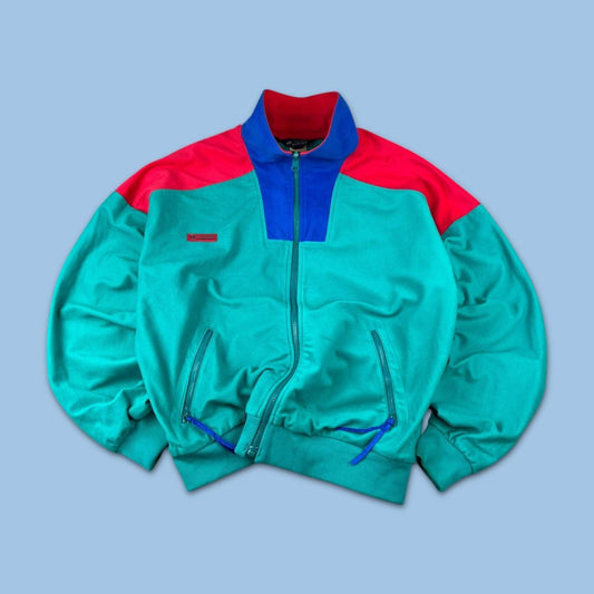 VINTAGE 00s COLUMBIA BOMBER UTILITY JACKET GREEN