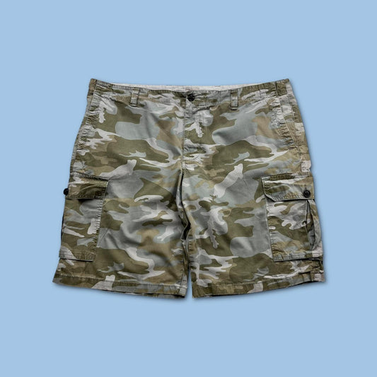 VINTAGE Y2K DOCKERS BAGGY CAMO CARGO SHORTS