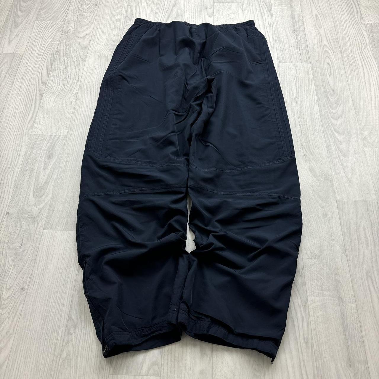 VINTAGE Y2K ADIDAS BAGGY TRACKSUIT BOTTOMS NAVY