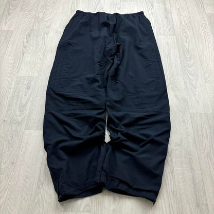 VINTAGE Y2K ADIDAS BAGGY TRACKSUIT BOTTOMS NAVY