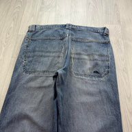 VINTAGE Y2K QUIKSILVER BAGGY WIDE LEG JEANS BLUE