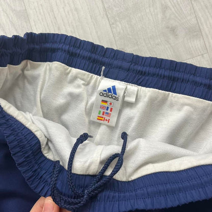 VINTAGE Y2K ADIDAS BAGGY TRACKSUIT BOTTOMS NAVY