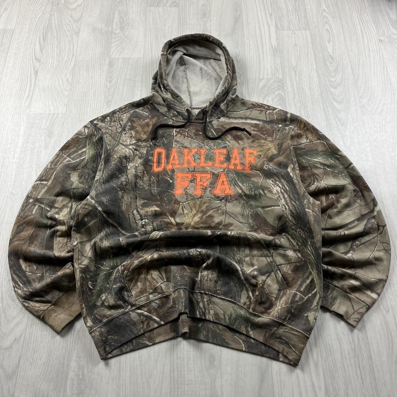 VINTAGE RUSSELL OUTDOORS REALTREE HOODIE CAMO