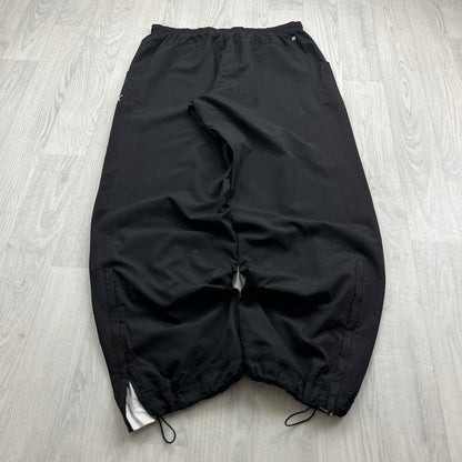 VINTAGE Y2K PUMA TECHNICAL BAGGY TRACKSUIT BOTTOMS BLACK