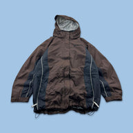 VINTAGE Y2K COLUMBIA TECHNICAL UTILITY SKI JACKET BROWN