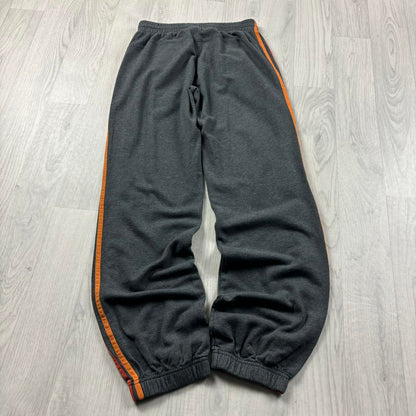 VINTAGE Y2K ADIDAS ESSENTIALS BAGGY COTTON SWEATPANTS GREY