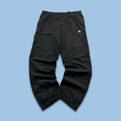 VINTAGE Y2K ADIDAS BAGGY TRACKSUIT BOTTOMS BLACK