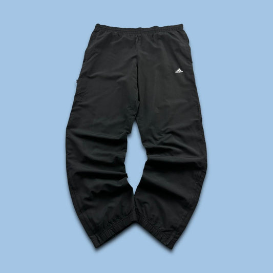 VINTAGE Y2K ADIDAS BAGGY TRACKSUIT BOTTOMS BLACK