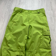 VINTAGE Y2K BURTON BAGGY SKI PANTS SALOPETTES GREEN