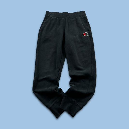 CHAMPION BAGGY COTTON SWEATPANTS BLACK
