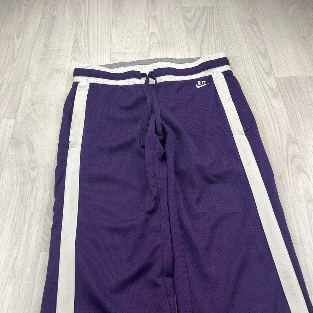 VINTAGE Y2K NIKE LOW RISE TRACKSUIT BOTTOMS PURPLE
