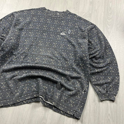 VINTAGE Y2K QUIKSILVER GRAPHIC LONG SLEEVE SKATER T SHIRT