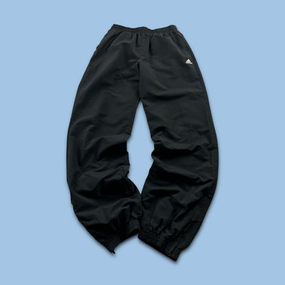 ADIDAS BAGGY TRACKSUIT BOTTOMS BLACK