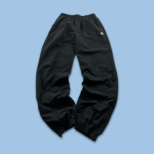 ADIDAS BAGGY TRACKSUIT BOTTOMS BLACK