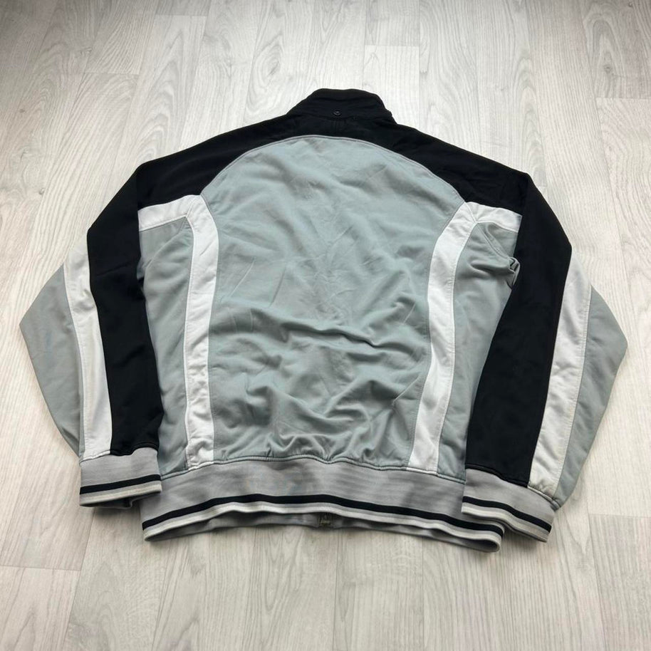 VINTAGE Y2K NIKE TRACK JACKET GREY / BLACK
